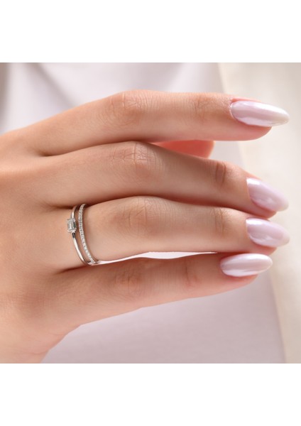 0.23 Karat Baget Pırlanta Yüzük, Gerçek Pırlanta, Sertifikalı Mücevher fiyatları