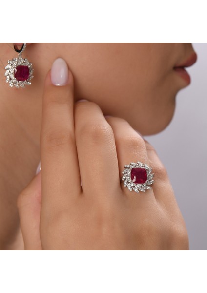 4.10 Karat Pırlanta Yakut Yüzük, Gerçek Pırlanta, Sertifikalı Mücevher fiyatları