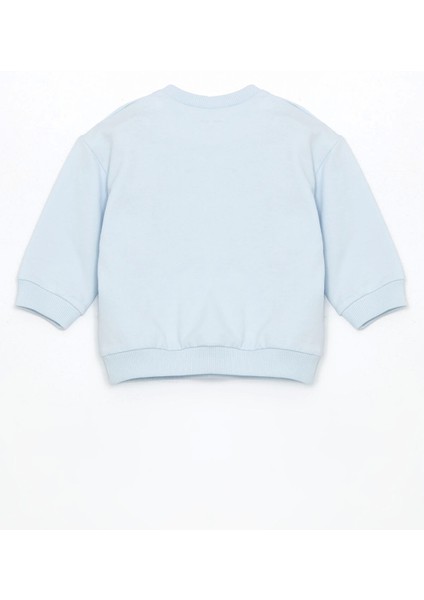 Lcw Baby Mavi Erkek Bebek Sweatshirt ve Pantolon 2'li modelleri