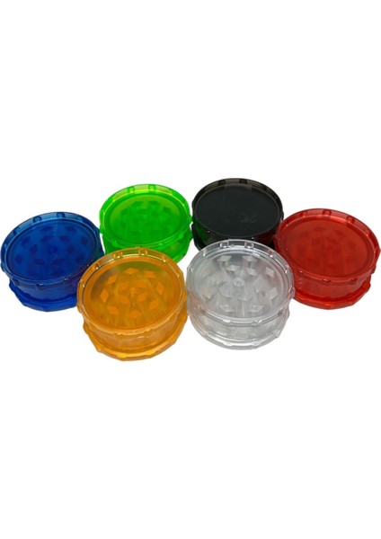 Karışık Stok Renkli Mıknatıslı Plastik Tütün Öğütücü