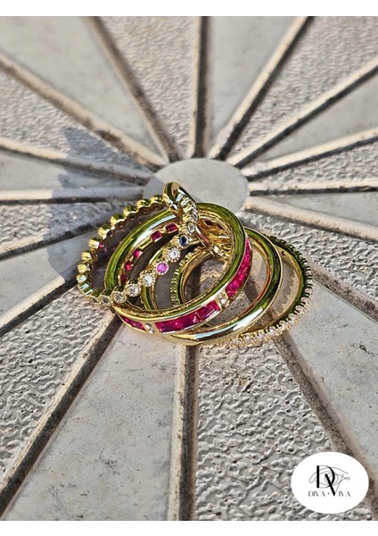 - Fusion Set – 4'lü Kadın Yüzük Serisi Model 3 fiyatları