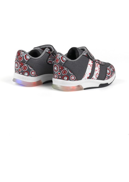 Unisex Bebe Füme Desenli Işıklı Cırtlı Sneaker Günlük Spor Ayakkabı fiyatları