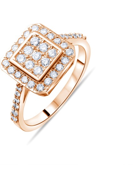 0.69 Karat Pırlanta Yüzük, Gerçek Pırlanta, Sertifikalı Mücevher