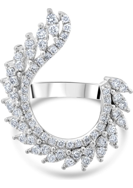 0.64 Karat Pırlanta Yüzük, Gerçek Pırlanta, Sertifikalı Mücevher fırsatları