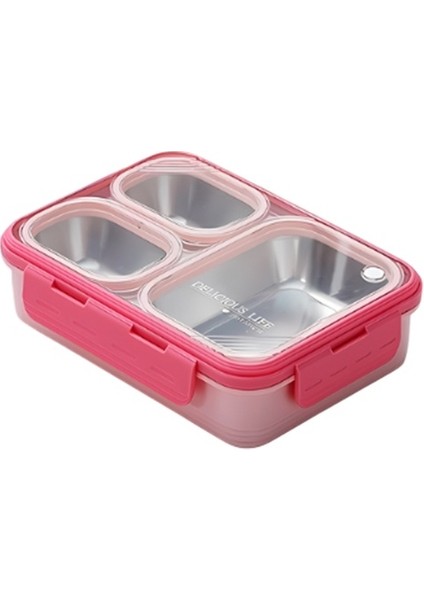 -Laxson Beslenme Kabı Çelik Ithal Delicious Pembe 97097 fiyatları