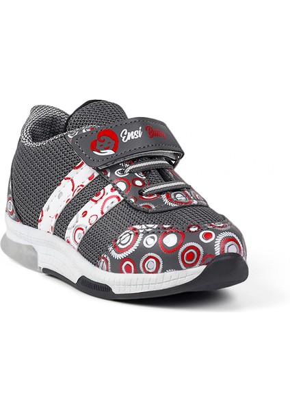 Unisex Bebe Füme Desenli Işıklı Cırtlı Sneaker Günlük Spor Ayakkabı modelleri