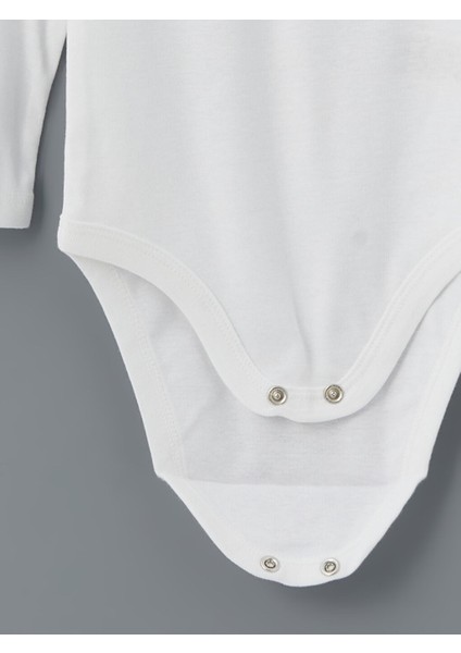 Yeni Sezon Bisiklet Yaka Basic Erkek Bebek Citcitli Bodysuit 2'li - W4LQ12Z1 indirimleri