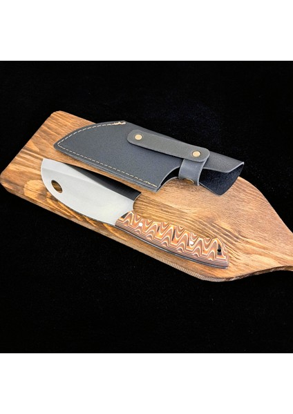 Almazan Verzalit Sap Kamp Avcı Mutfak Kasap Bıçağı Deri Kılıflı fiyatları