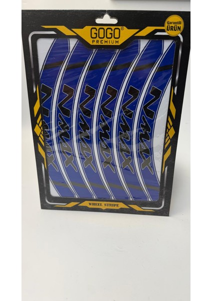 Yamaha N-Max Mavi Jant Şeridi modelleri