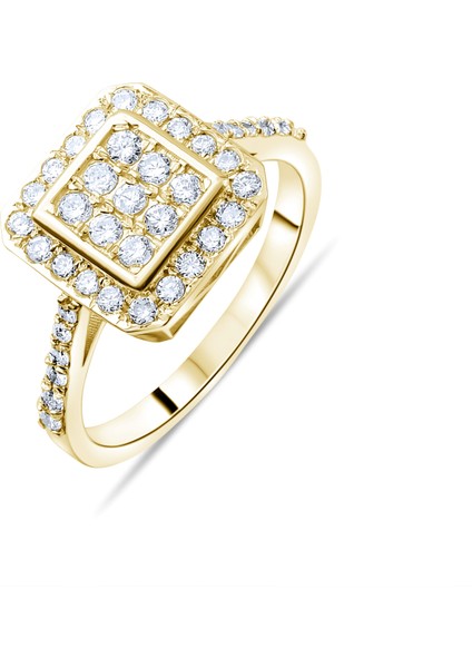 0.69 Karat Pırlanta Yüzük, Gerçek Pırlanta, Sertifikalı Mücevher