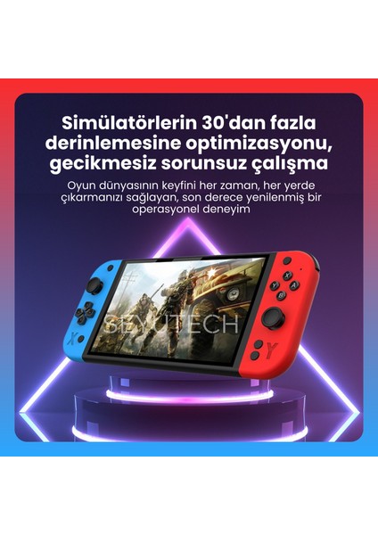 G90 Oyun Konsolu Yeni Nesil El Atarisi 2000 Mah Batarya 10.000+ Oyun 7inç Hd Ekran fiyatları