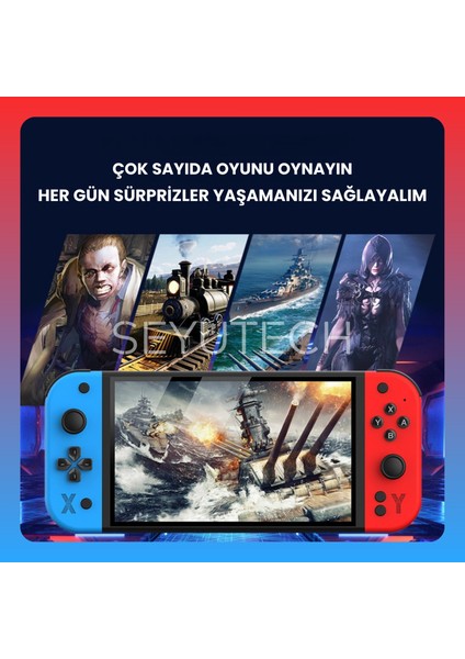 G90 Oyun Konsolu Yeni Nesil El Atarisi 2000 Mah Batarya 10.000+ Oyun 7inç Hd Ekran modelleri