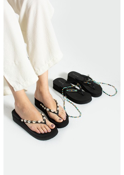 Cleo Platform Topuk Kadın Parmak Arası Terlik indirimleri