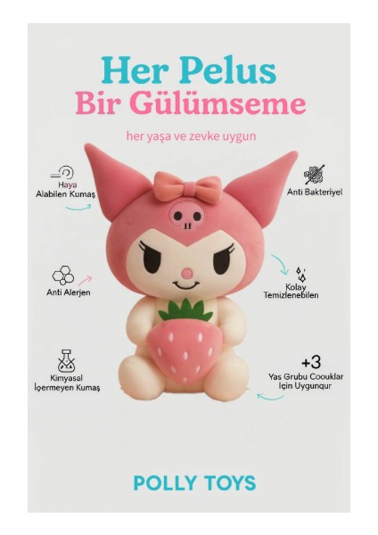 Kuromi Peluş Oyuncak Çilekli Model Üretici Firma fiyatları