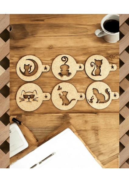 Bardak Altlığı 6'lı Set