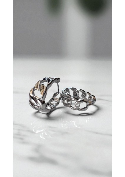 Dipa Beyaz Altın Kaplama Çelik Küpe fiyatları