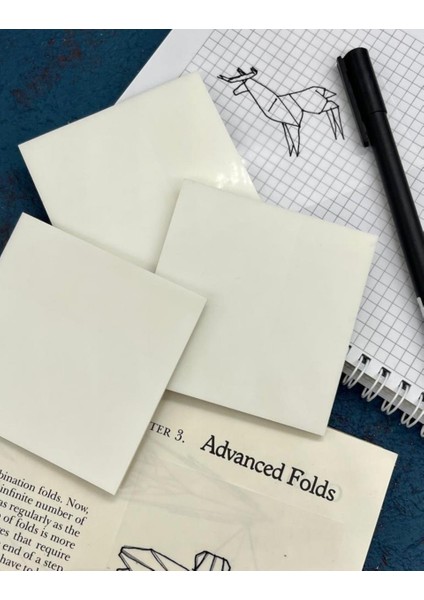 Yapışkanlı Şeffaf Post-It Not Kağıdı (L-3)
