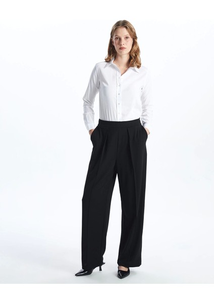 Lcwaıkıkı Classic Siyah Loose Fit Geniş Paça Kadın Pantolon fiyatları