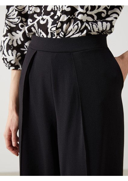 Lcwaıkıkı Classic Siyah Loose Fit Geniş Paça Kadın Pantolon indirimleri