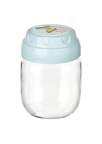 3lü Set Vintage Dekoratif Desenli Cam Kavanoz 425ML - 14,3 Oz fırsatları