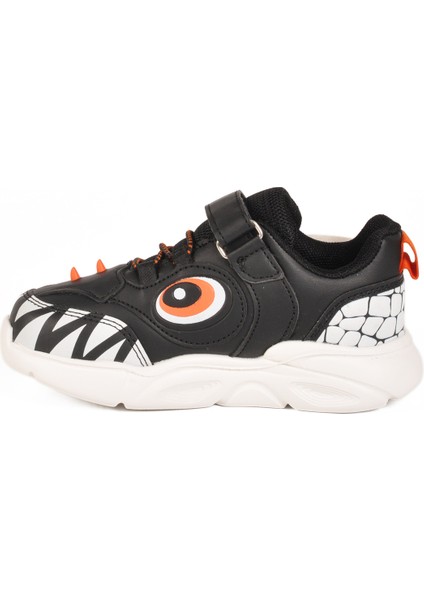 Siyah Cırtlı Işıklı Unisex Çocuk Spor Ayakkabı Stego P fiyatları