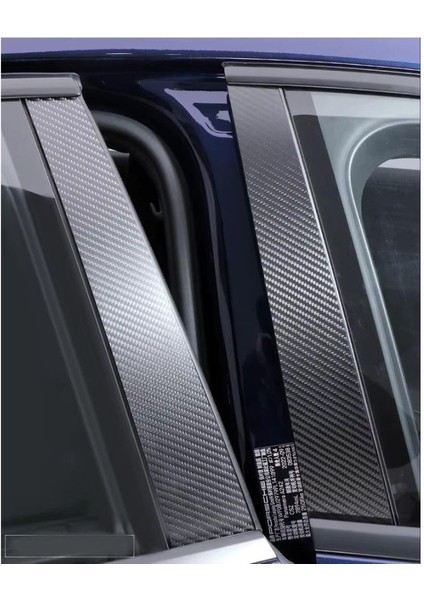Araç Kapı Direk Kaplama Karbon Folyo Sticker Set fırsatları