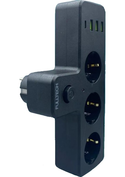 USB Type-C Priz Dönüştürücü Şarj Adaptörü Priz-3 Usb-1 Type-C Girişli Çoklu Fiş Priz Çoklayıcı 2500W fiyatları