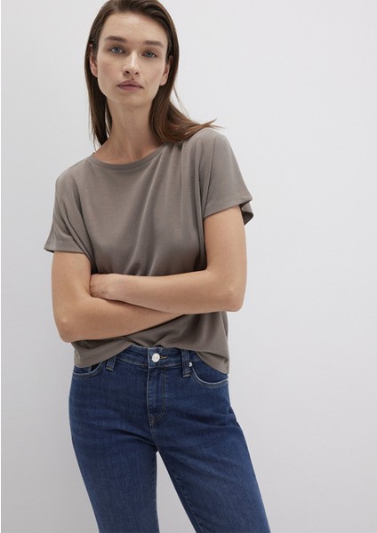 Kısa Kol Tişört Mantar Kahve fiyatları