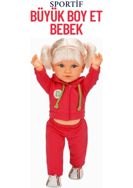Kız Bebek Sportif Büyük Boy Et Bebek (45 Cm)