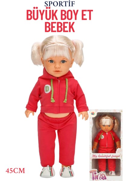 Kız Bebek Sportif Büyük Boy Et Bebek (45 Cm) fiyatları