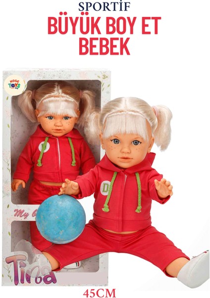 Kız Bebek Sportif Büyük Boy Et Bebek (45 Cm) indirimleri