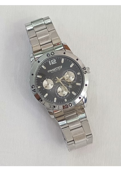 Çelik kordonlu, takvim göstergeli, su geçirmez, 2 yıl garantili Erkek Kol Saati indirimleri