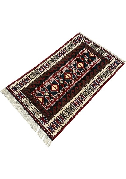 El Dokuma Sıfır Yahyalı Kilim 73X120 Kök Boya Yün Kilim fiyatları