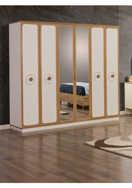 Dardason Güneş 6 Kapılı Dolap