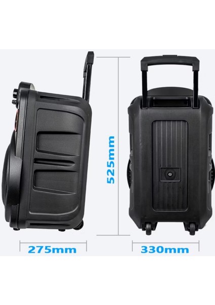 Acl Acs-2 30W Taşınabilir Tws Kablosuz Partybox Hoparlör | Rgb Işık, Bluetooth, Kumanda ve Mikrofon Destekli indirimleri