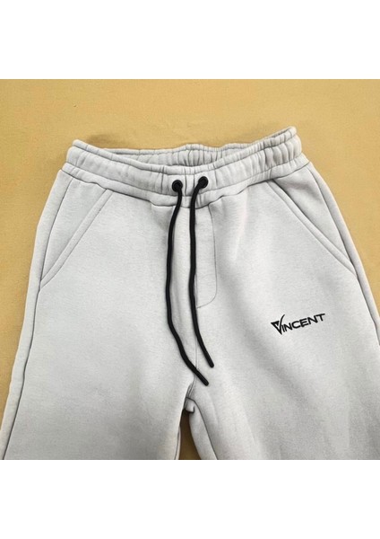 Unısex Gri Eşofman Altı Açık Gri - L