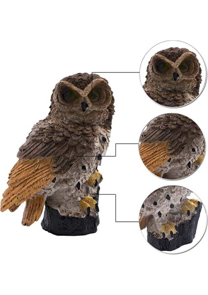 Baykuş Solar Güneş Enerjili LED Işık Bahçe Teras Balkon Ağaç Lambası Aydınlatması Su Geçirmez modelleri