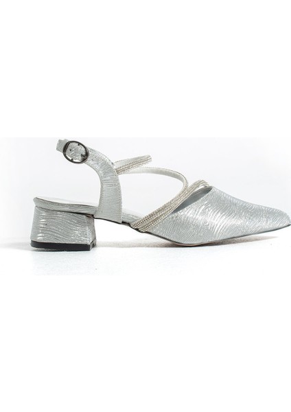 Elegance Kadın Taş Detaylı Bilekten Bağlamalı Kalın Topuklu Abiye Ayakkabı fırsatları