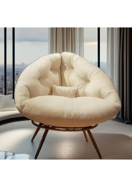 Geniş Oturma Alanlı Modern Berjer Tekli Koltuk | Dinlenme & Kitap Okuma Koltuğu