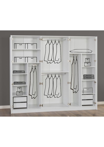 Dardason İpek Aynasız Dolap Yatak Odası Takımı