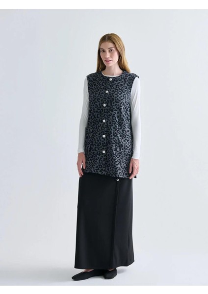 Lcw Bisiklet Yaka Desenli Kadın Yelek (W5) fiyatları