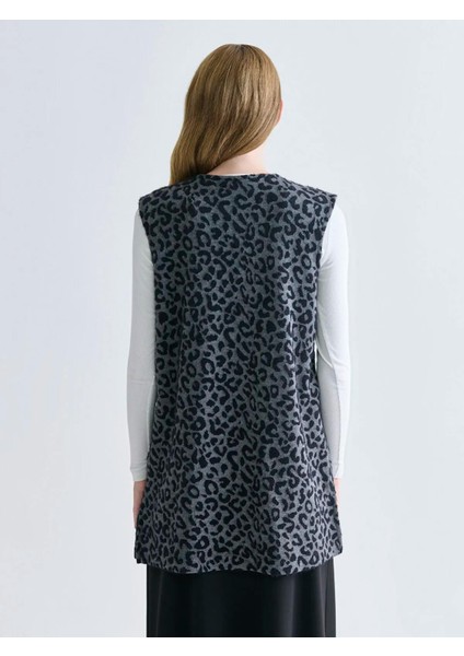 Lcw Bisiklet Yaka Desenli Kadın Yelek (W5) fırsatları