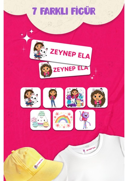 Kıyafet Etiketi - Okul Kıyafetlerine Kişiye Özel 30 Saniyede Kolay Uygulama Yıkanabilir -Gabby fiyatları