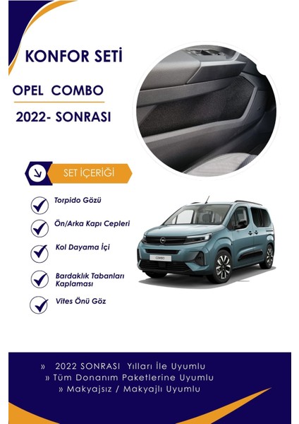 Opel Combo Konfor Seti 2019-2025 Uyumlu