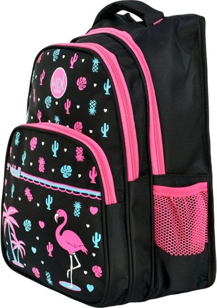 Flamingo Desenli Ilköğretim Çantası modelleri