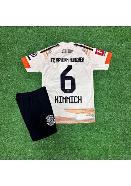 Bayern Münih 2025-26 Sezonu Joshua Kimmich Deplasman Çocuk Forması modelleri
