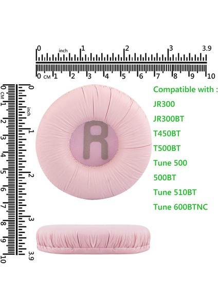 Jbl Tune 450 T500BT 510BT 520BT T570BT Uyumlu Kulaklık Pedi Süngeri T460 JR300 310 T250 Kulak Yastık Ped Sünger Earpad Kulak Minderi Yalıtım Köpük