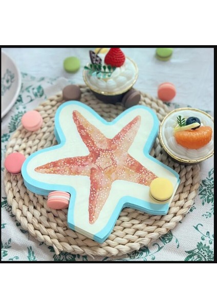 Çok Renk 20 Adet, Eğlenceli Deniz Yıldızı Şeklinde Peçete Doğum Günü indirimleri