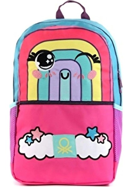 United Colors Of Benetton Orjinal, Sırt Çantası 75997, Çift Bölmeli