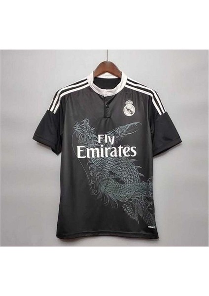 R. Madridd 2014/15 Şampiyonlar Ligi Finali Ejderha Desenli Cristiano Ronaldo Forması (Kısa) fırsatları